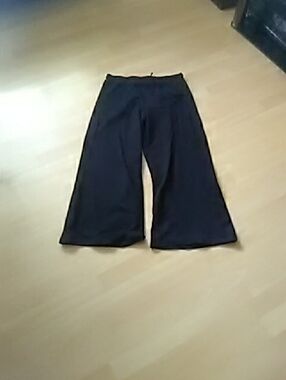 💲1  ▶▶Black Wide-Leg Palazzo Pants Lg